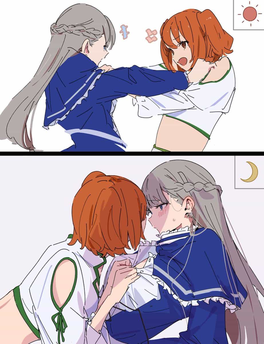 Вдохновляющий аниме-арт от @y_atenaba