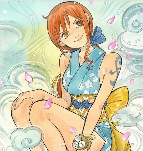 Персонажи JoJo, One Piece и Мадоки в стиле Пич Момоко 3
