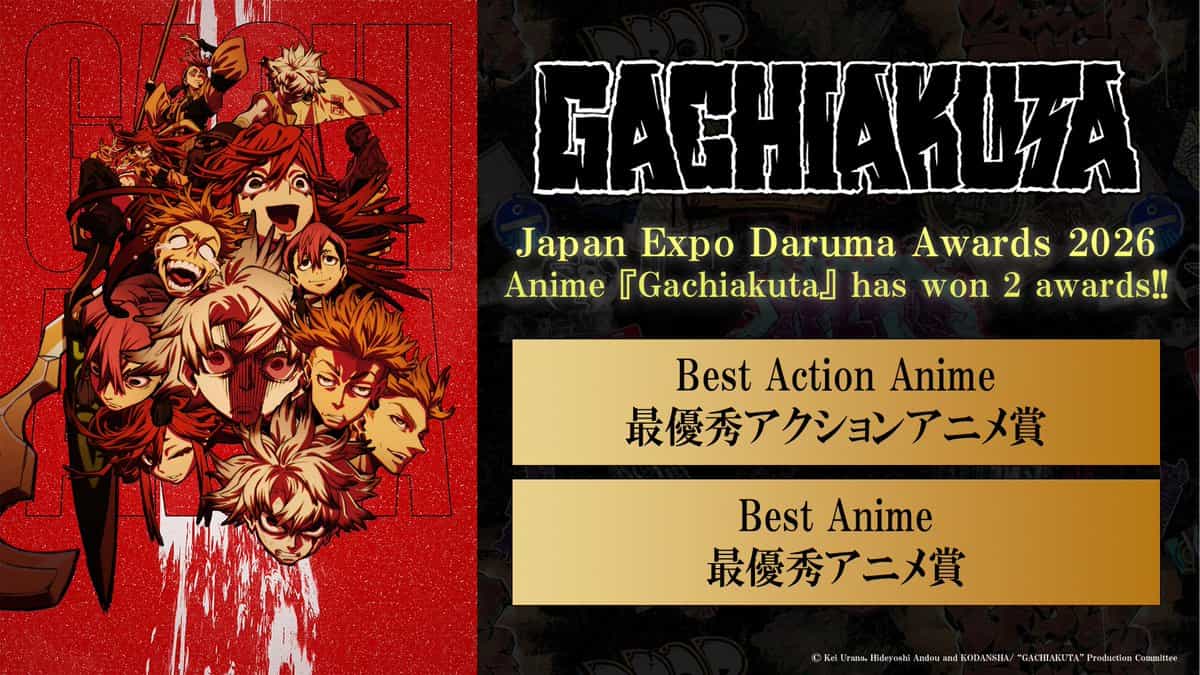 Gachiakuta получила две награды на Japan Expo Daruma Awards 2026