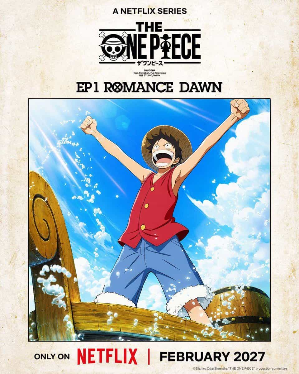 Аниме-ремейк One Piece от Netflix: показали постер, ждать до 2027 года
