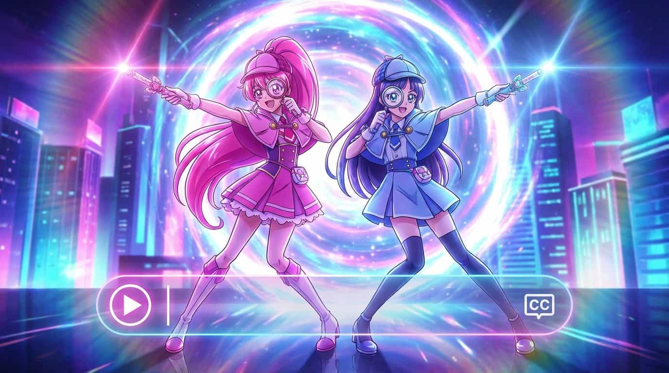 Трейлер 23-го сезона «Звёздный детектив Прикюр» с субтитрами на Crunchyroll 1