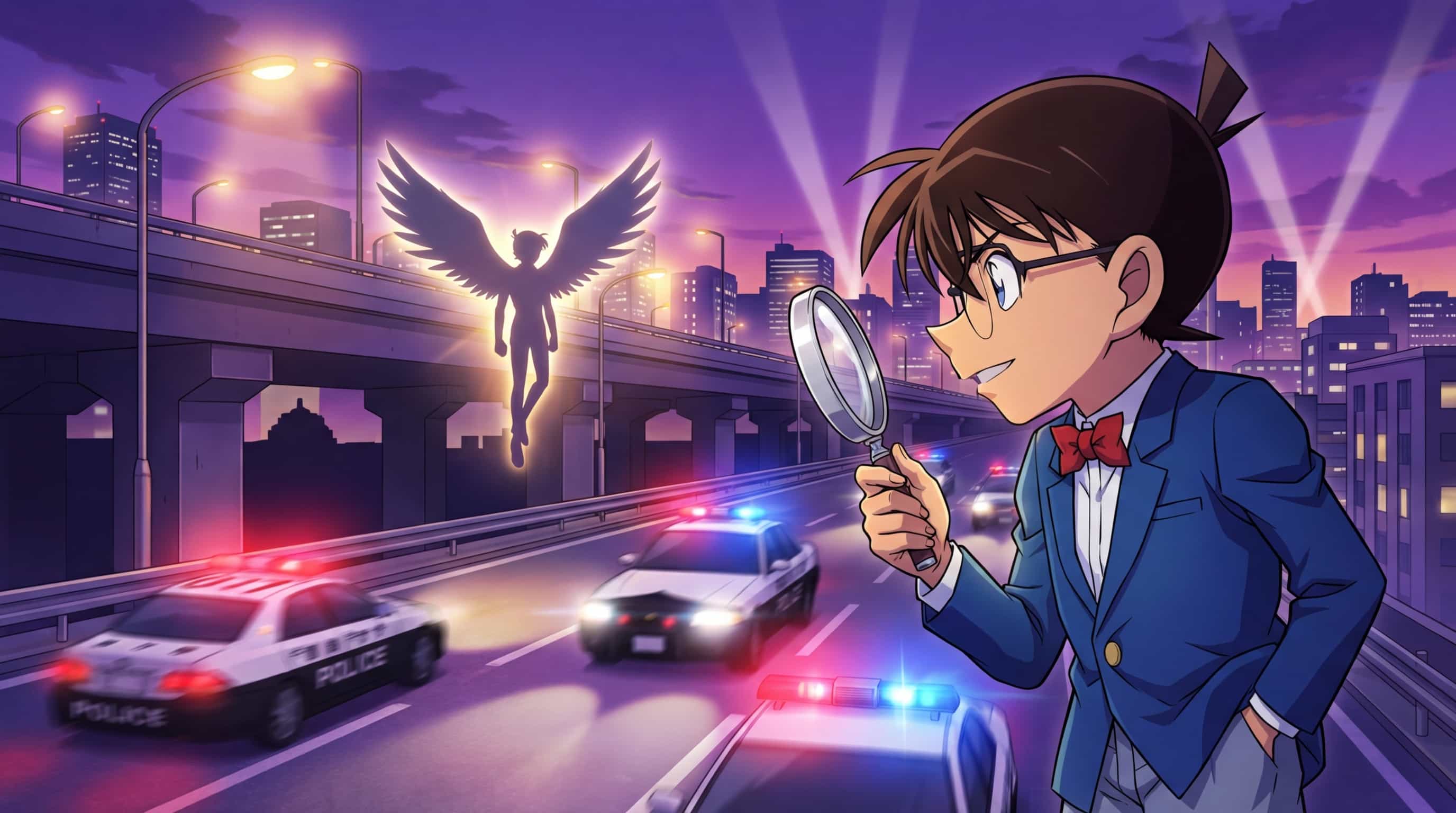 Новый PV фильма «Детектив Конан: Падший ангел шоссе» 1