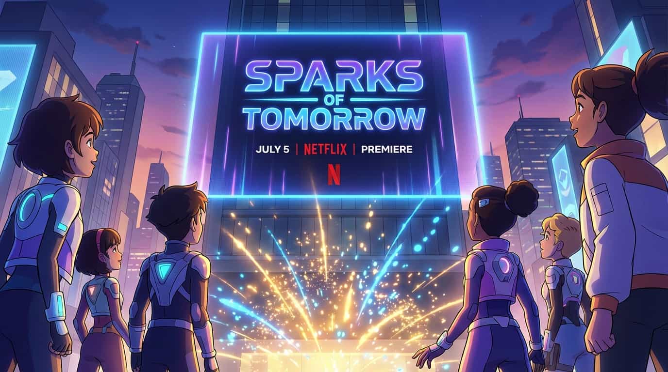 Искры завтрашнего дня: Новый PV и премьера на Netflix 5 июля