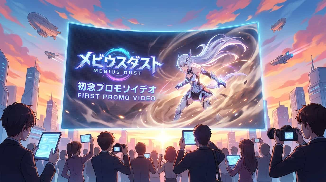 Mebius Dust: Вышел первый промо-ролик оригинального аниме