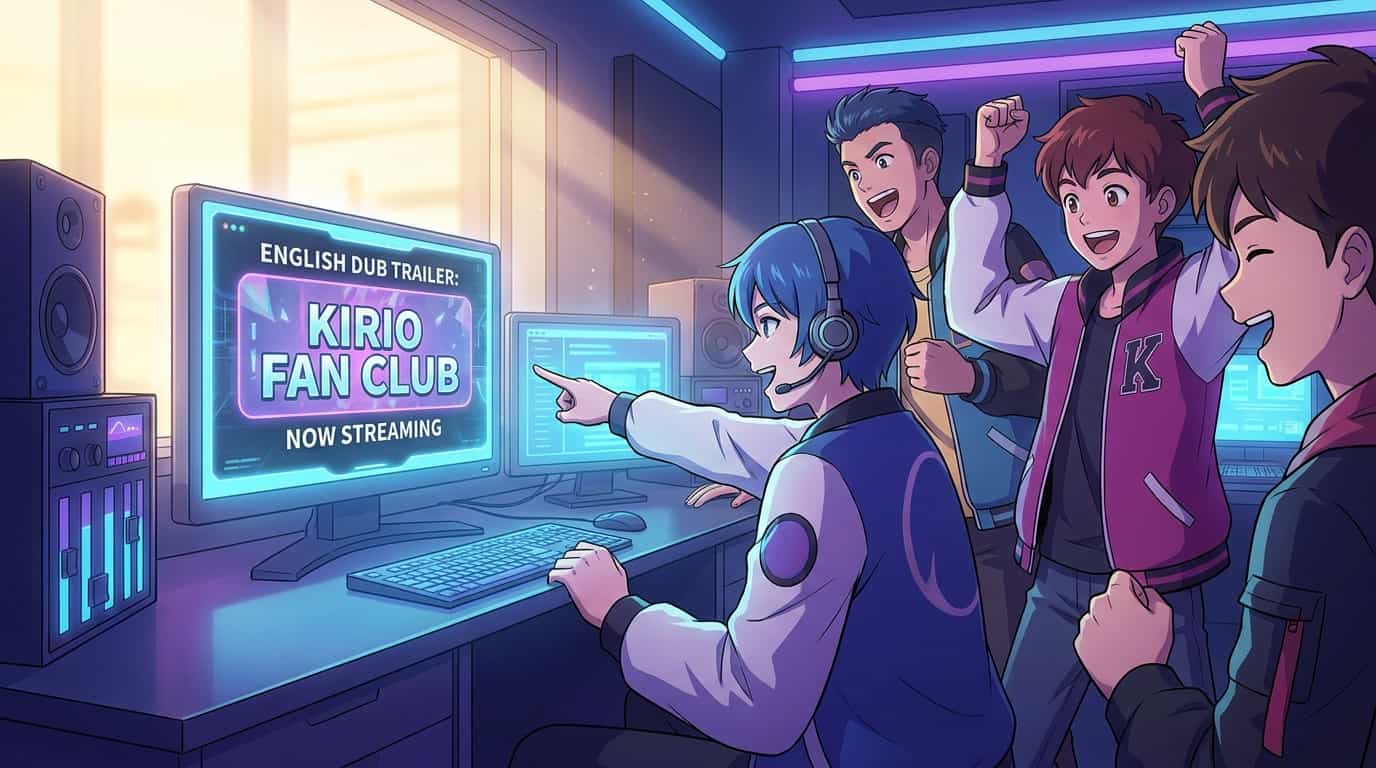 Очередной тайтл с HIDIVE получил английский дубляж — трейлер «Клуба Кирио»