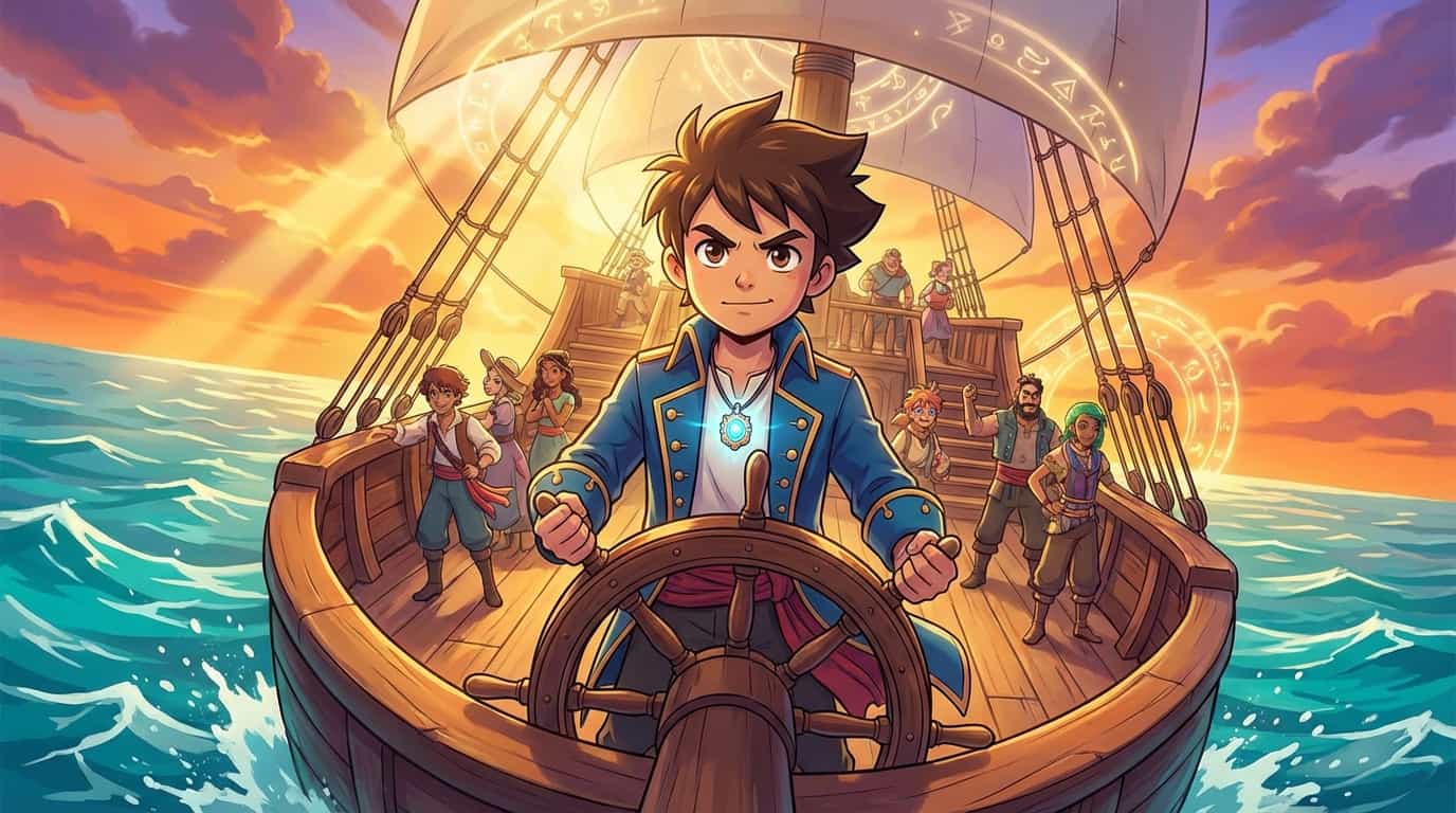 Вышел новый PV аниме «Морской капитан, снимающий проклятие» 1