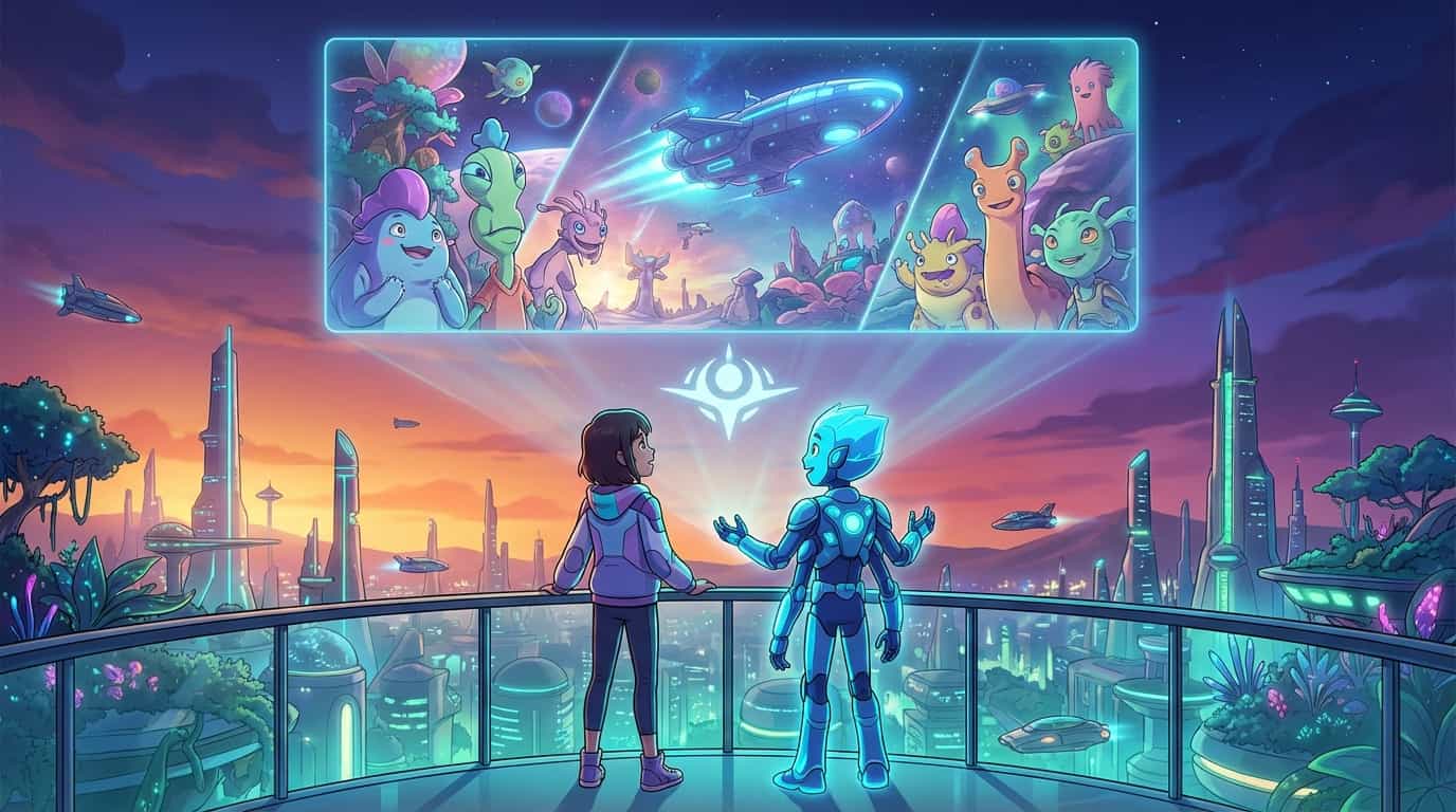 Новый трейлер оригинального аниме-фильма «Мы — пришельцы» 1