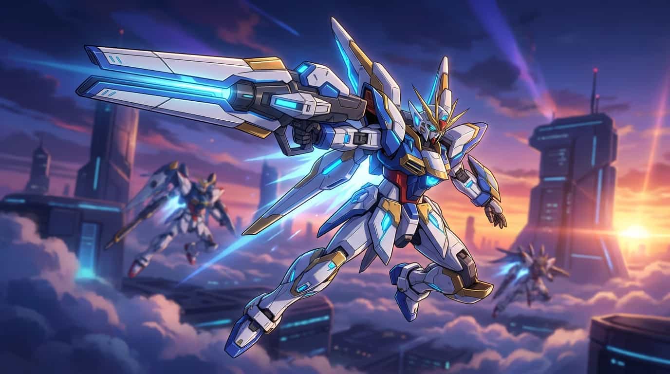 Новый сериал «Мобильный воин Гандам RG XARX-ZERO» анонсирован на SDCC 2026 1