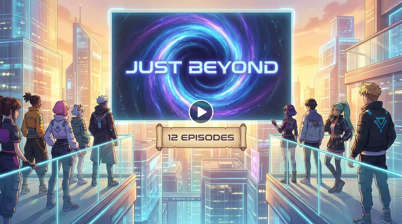Анонсирован 12-серийный AI-аниме «Just Beyond» с трейлером 1