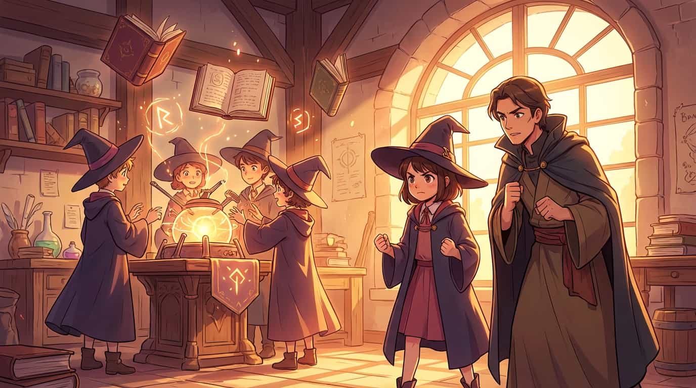 Превью 2-й серии аниме «Ателье колдовских шляп» 1