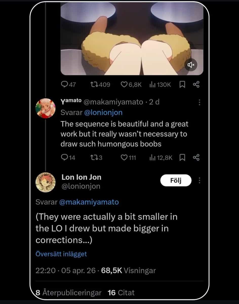 Аниматор обвинил Toei в принуждении увеличить грудь Нами 2