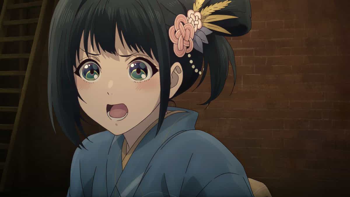 Kyoto Animation показала кадры 2 эпизода «Нидзюссейки Дэнки Мокуроку» 3